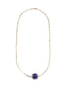 Dezso - Kyanite & 18kt Rose Gold Necklace - Womens - Blue Multi