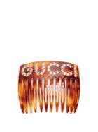 Gucci Crystal-embellished Logo-motif Hair Comb