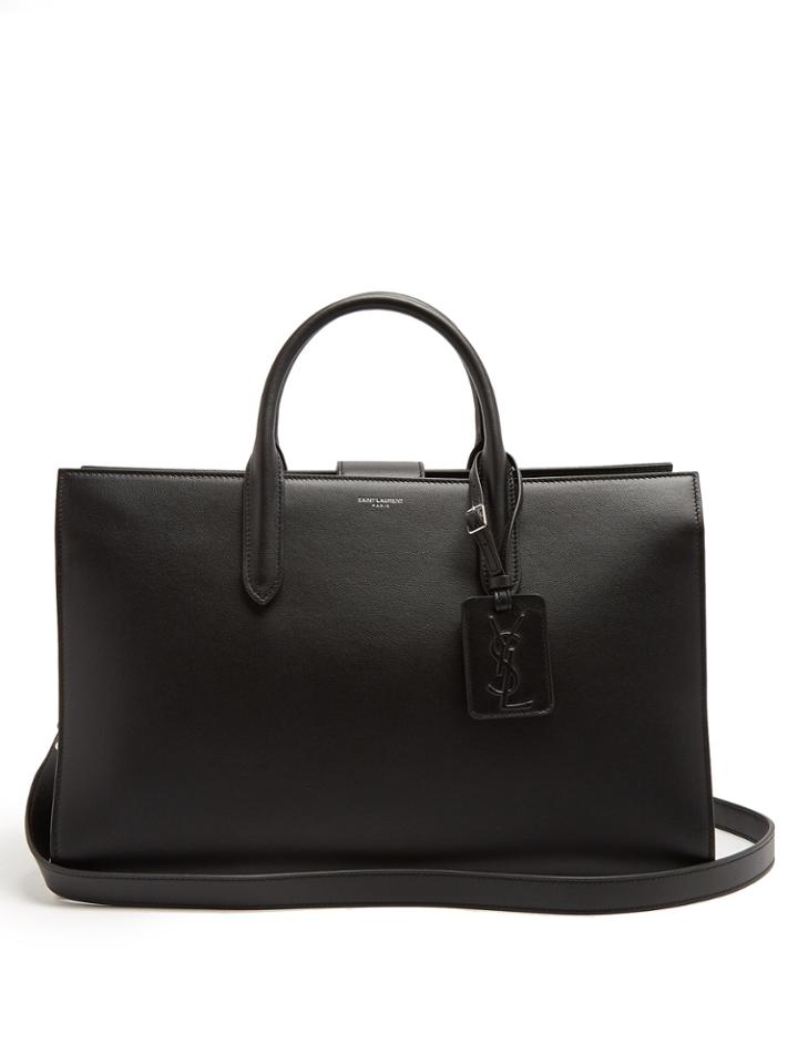 Saint Laurent Leather Tote Bag