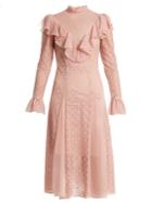 Temperley London Prairie Ruffled Lace Dress