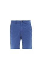 Matchesfashion.com Rag & Bone - Cotton Blend Chino Shorts - Mens - Blue