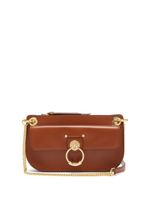 Matchesfashion.com Chlo - Tess Mini Leather Cross-body Bag - Womens - Brown
