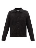 Nudie Jeans - Dante Patch Pocket Nubuck Jacket - Mens - Black