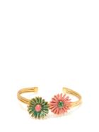 Matchesfashion.com Aurlie Bidermann - Athina Daisy Embellished Cuff - Womens - Pink