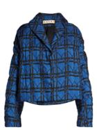 Marni Geometric-print Quilted Jacket