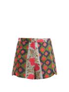 Rhode Resort Sami Floral-print Cotton Shorts