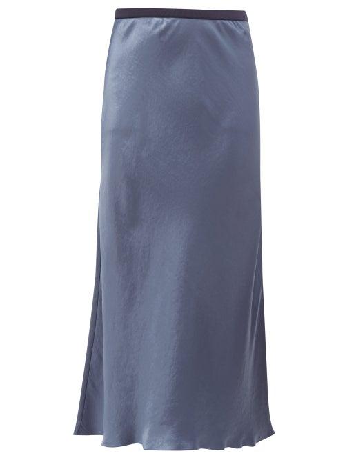 Matchesfashion.com Max Mara Leisure - Alessio Skirt - Womens - Blue