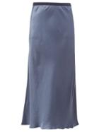 Matchesfashion.com Max Mara Leisure - Alessio Skirt - Womens - Blue