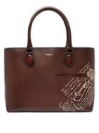Matchesfashion.com Berluti - Toujours Embossed Leather Tote Bag - Mens - Brown