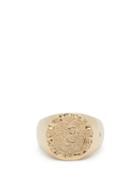 Matchesfashion.com Tom Wood - Silk Coin Gold Signet Ring - Mens - Gold