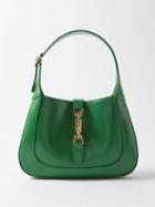 Gucci - Jackie 1961 Small Leather Bag - Womens - Green