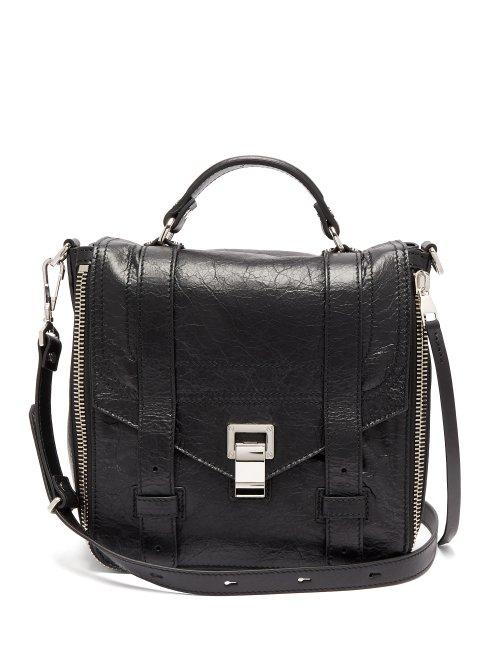 Matchesfashion.com Proenza Schouler - Ps1 Leather Backpack - Womens - Black