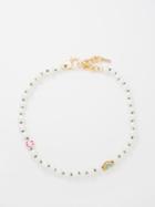 Joolz By Martha Calvo - Dazed Pearl & 14kt Gold-plated Necklace - Womens - Multi