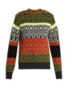 Toga Long-sleeved Wool-blend Jacquard Sweater