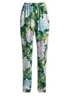 Dolce & Gabbana Ortensia-print Charmeuse Pyjama Trousers