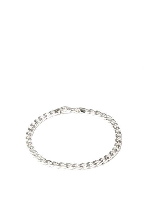 Matchesfashion.com Miansai - 4mm Rhodium-plated Sterling-silver Bracelet - Mens - Silver