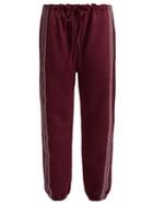Matchesfashion.com The Upside - Phoenix Byron Cotton Track Pants - Womens - Burgundy White