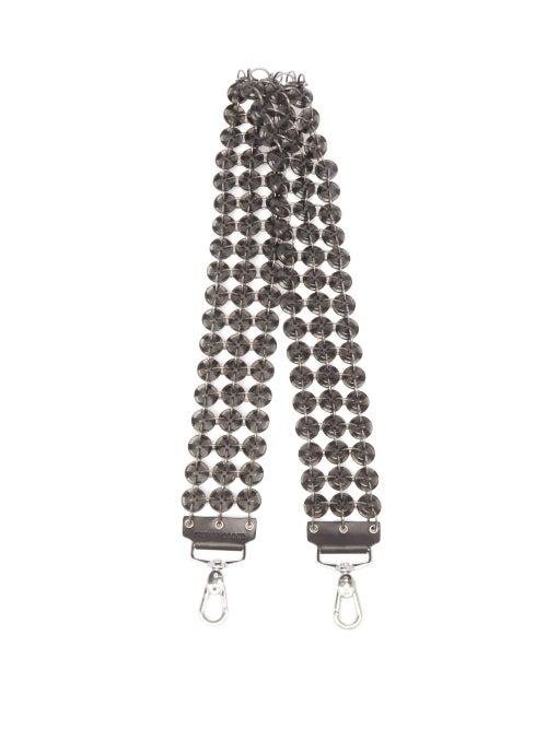 Stefan Cooke - Upcycled Button Chainmail Bag Strap - Womens - Black