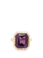 Matchesfashion.com Retrouvai - Amethyst & 14kt Gold Ring - Womens - Purple