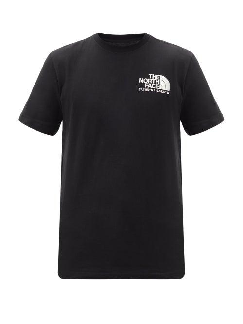 Matchesfashion.com The North Face - Coordinates-print Cotton Jersey T-shirt - Mens - Black