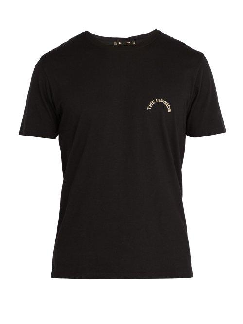Matchesfashion.com The Upside - Newman Crew Neck Cotton Jersey T Shirt - Mens - Black