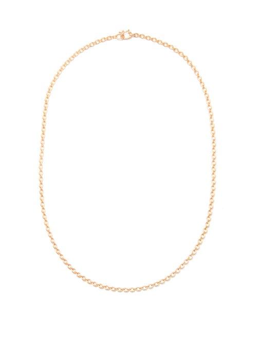 Irene Neuwirth - 18kt Rose-gold Chain-link Necklace - Womens - Rose Gold