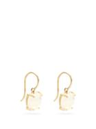 Matchesfashion.com Irene Neuwirth - Love Medium Rainbow-moonstone & 18kt Gold Earrings - Womens - White