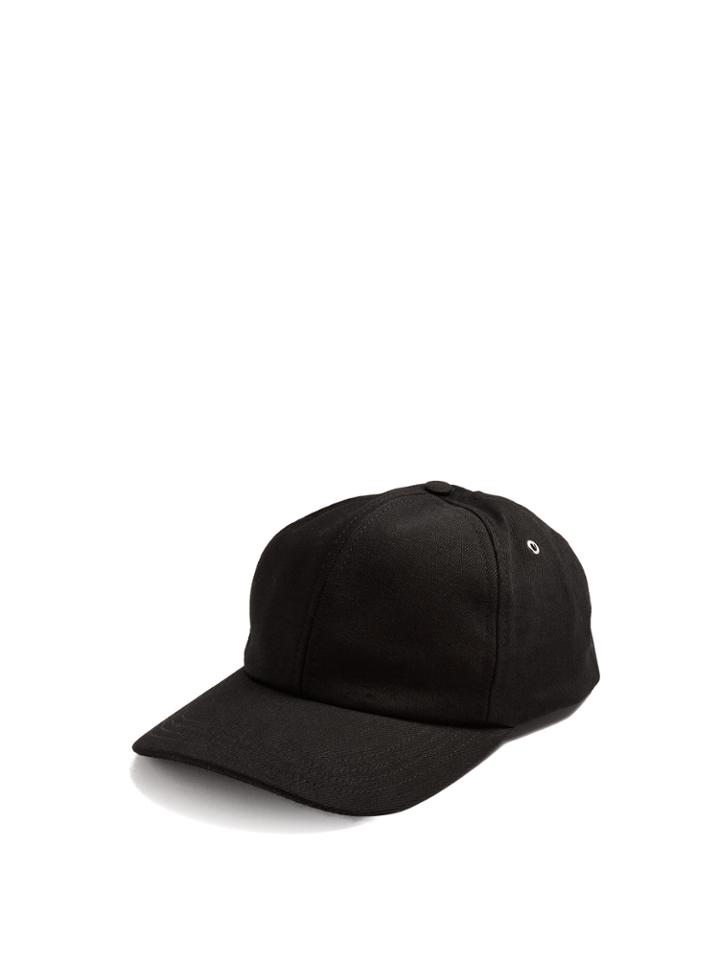 Ami Logo-embroidered Stretch-cotton Canvas Cap
