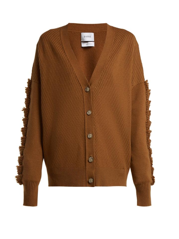 Barrie Loop-stitched Cashmere Cardigan