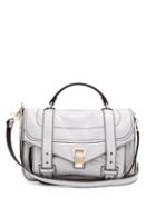 Matchesfashion.com Proenza Schouler - Ps1 Medium Paper Leather Shoulder Bag - Womens - Light Grey