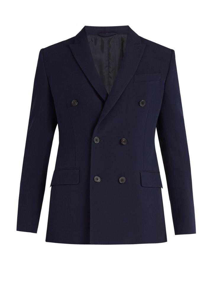 Connolly Double-breasted Peak-lapel Blazer