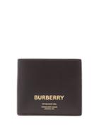 Matchesfashion.com Burberry - Logo Leather Wallet - Mens - Black