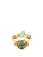 Matchesfashion.com Daniela Villegas - Belisama Sapphire, Peridot & Tourmaline Ring - Womens - Green Multi