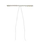 Matchesfashion.com Saint Laurent - Self Tie Braided Leather Belt - Womens - White