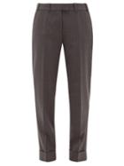 Matchesfashion.com Cefinn - Clement Wool-blend Fresco Trousers - Womens - Grey