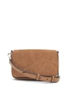 Matchesfashion.com Fendi - Ff-embossed Suede And Leather Cross-body Bag - Mens - Brown