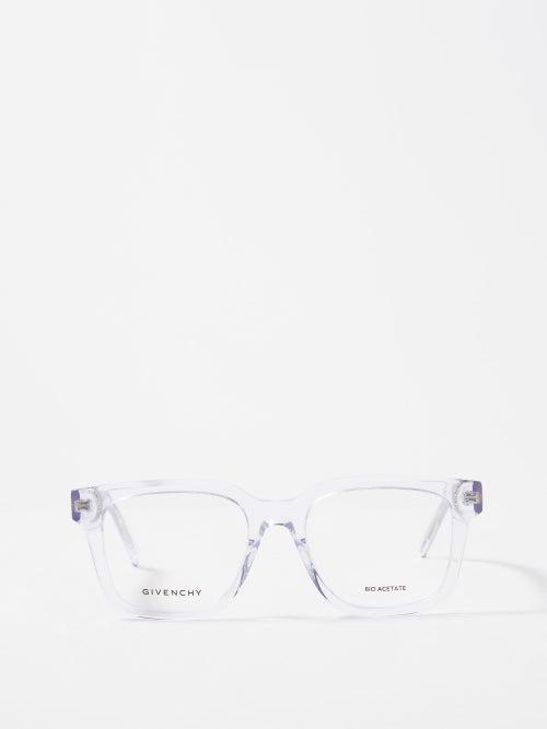 Givenchy - Square-frame Acetate Glasses - Womens - Clear