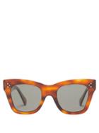 Ladies Accessories Celine Eyewear - Square Tortoiseshell-acetate Sunglasses - Womens - Tortoiseshell