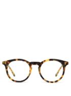 Matchesfashion.com Illesteva - Sterling Round Frame Glasses - Mens - Tortoiseshell