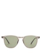 Matchesfashion.com Garrett Leight - Brooks 47 Square Frame Sunglasses - Mens - Grey