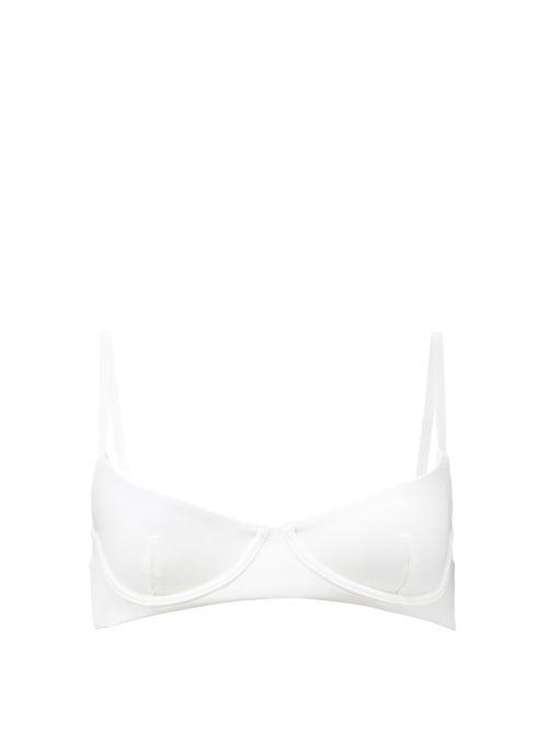 Matchesfashion.com Sir - Louis Underwired Balconette Bikini Top - Womens - Ivory