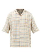 11.11 / Eleven Eleven - Check Organic Cotton-madras Shirt - Mens - Multi