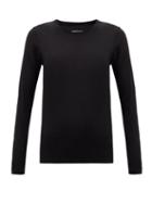 Matchesfashion.com Another Tomorrow - Long-sleeved Organic-cotton T-shirt - Womens - Black