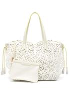 Matchesfashion.com Sophia Webster - Liara Butterfly Leather Tote - Womens - White