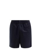 Matchesfashion.com Ami - Cotton-twill Bermuda Shorts - Mens - Navy