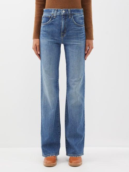 Nili Lotan - Celia Boot-cut Jeans - Womens - Blue