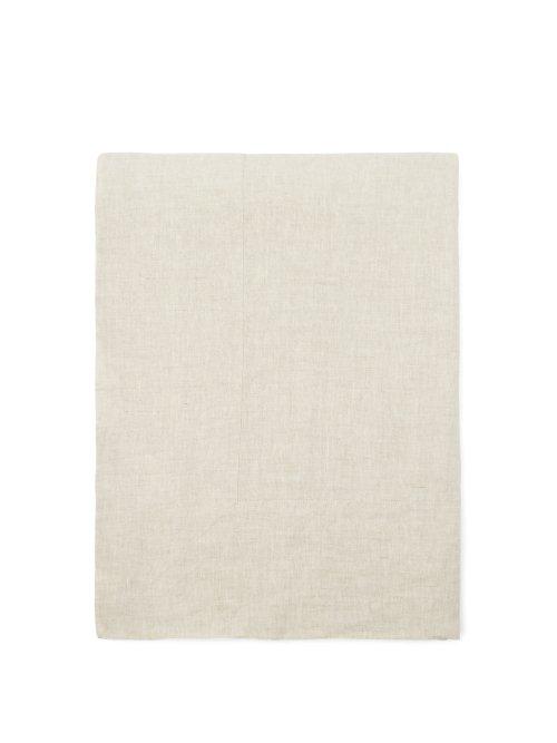 Matchesfashion.com Once Milano - Medium Crushed Linen Tablecloth - Cream