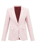Matchesfashion.com Sies Marjan - Mason Single Breasted Lurex Jacket - Womens - Light Pink
