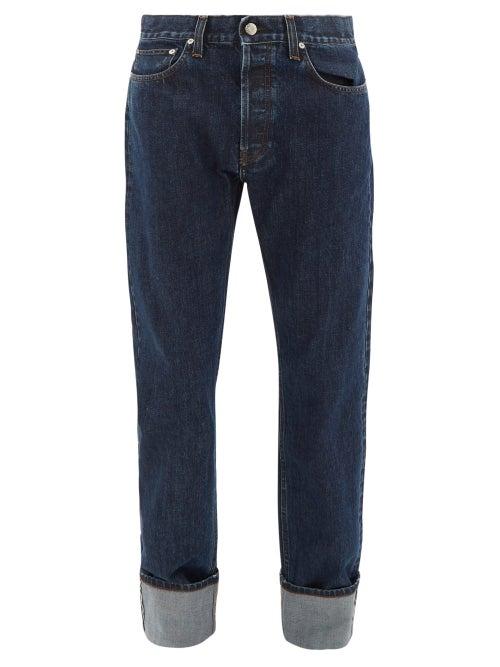 Matchesfashion.com Helmut Lang - Masc High Rise Ankle Roll Jeans - Mens - Indigo