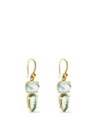 Irene Neuwirth - Gemmy Gem Diamond, Aquamarine & 18kt Gold Earrings - Womens - Green
